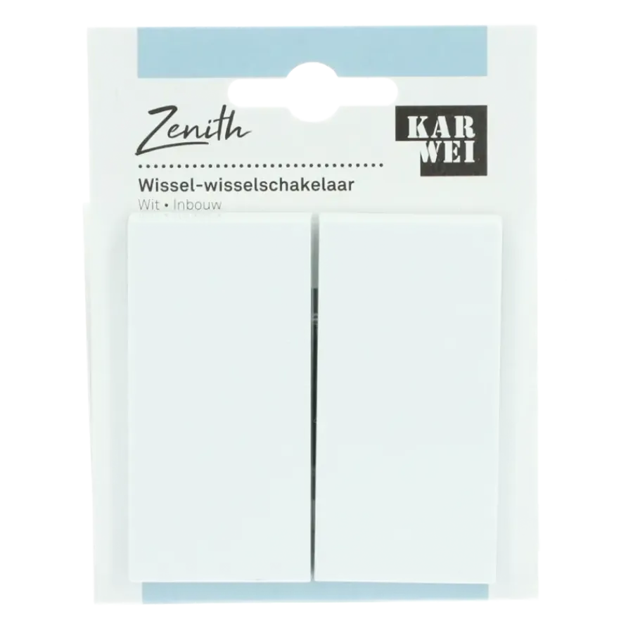 Schakelaars > KARWEI Zenith wissel-wisselschakelaar wit