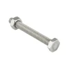 KARWEI zeskantbout voldraad rvs M6x30 mm 8 stuks