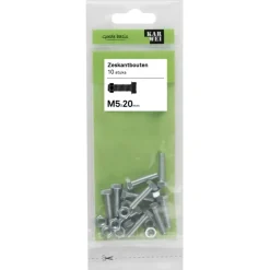 KARWEI zeskantbout voldraad M5x20 mm 10 stuks