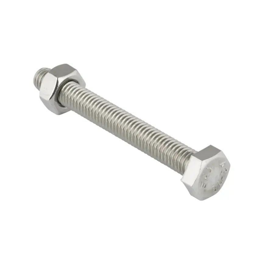 KARWEI zeskantbout voldraad rvs M8x30 mm 10 stuks