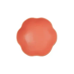 Keramieken fruitschaal rood 25x25x30cm