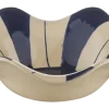 Keramieken schaal wit blauw 25,5x25,5x8cm