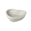 Keramieken schaal wit 16x16x16cm