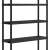 Keter Plus stellingkast kunststof zwart 120 x 40 x 187 cm