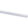 Kunststofprofielen|Overgangsprofielen > Geen Keukenplintprofiel kunststof 9.5x20mm transparant lengte 260cm