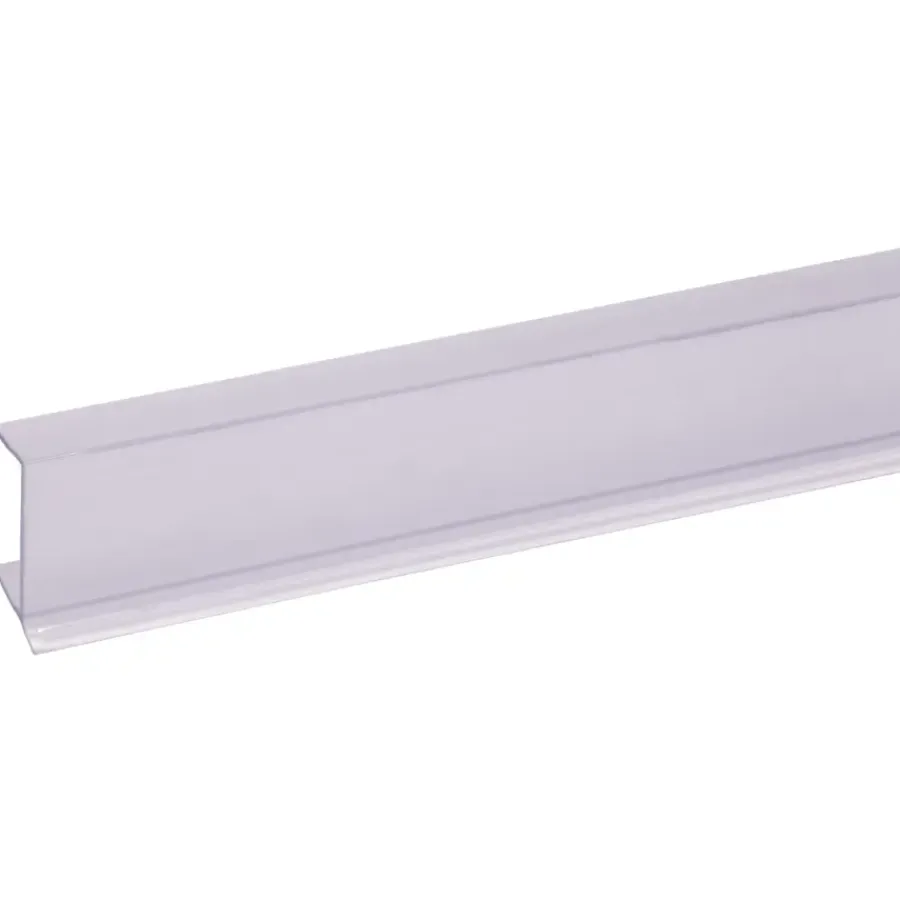 Kunststofprofielen|Overgangsprofielen > Geen Keukenplintprofiel kunststof 9.5x20mm transparant lengte 260cm