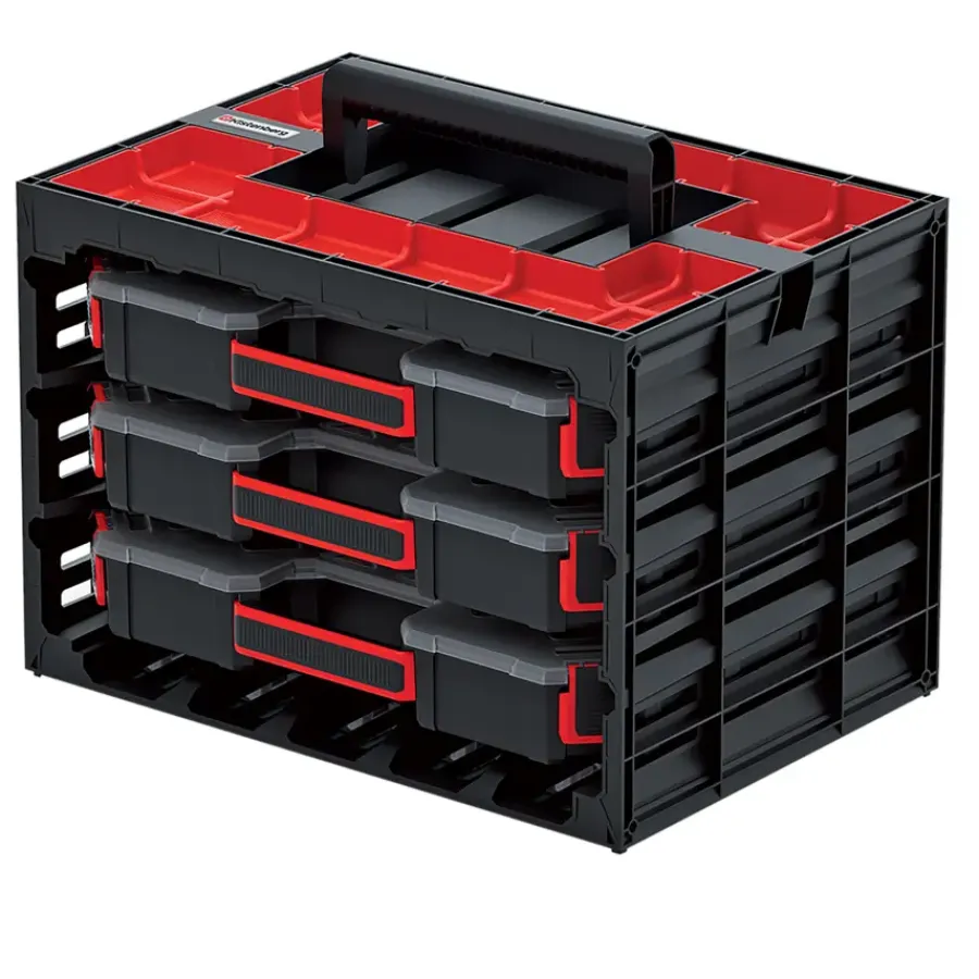 Gereedschapskisten & Opbergsystemen > Kistenberg Kirstenberg Ladebox met 3x organizer 390x284x60 mm