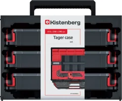 Gereedschapskisten & Opbergsystemen > Kistenberg Kirstenberg Ladebox met 3x organizer 390x284x60 mm