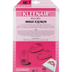 Overige Elektrisch Gereedschap Accessoires|Stofzuigerbenodigdheden > Kleenair Stofzuigerzak Miele F/J/M/H MI 7 4 stuks + 1 filter