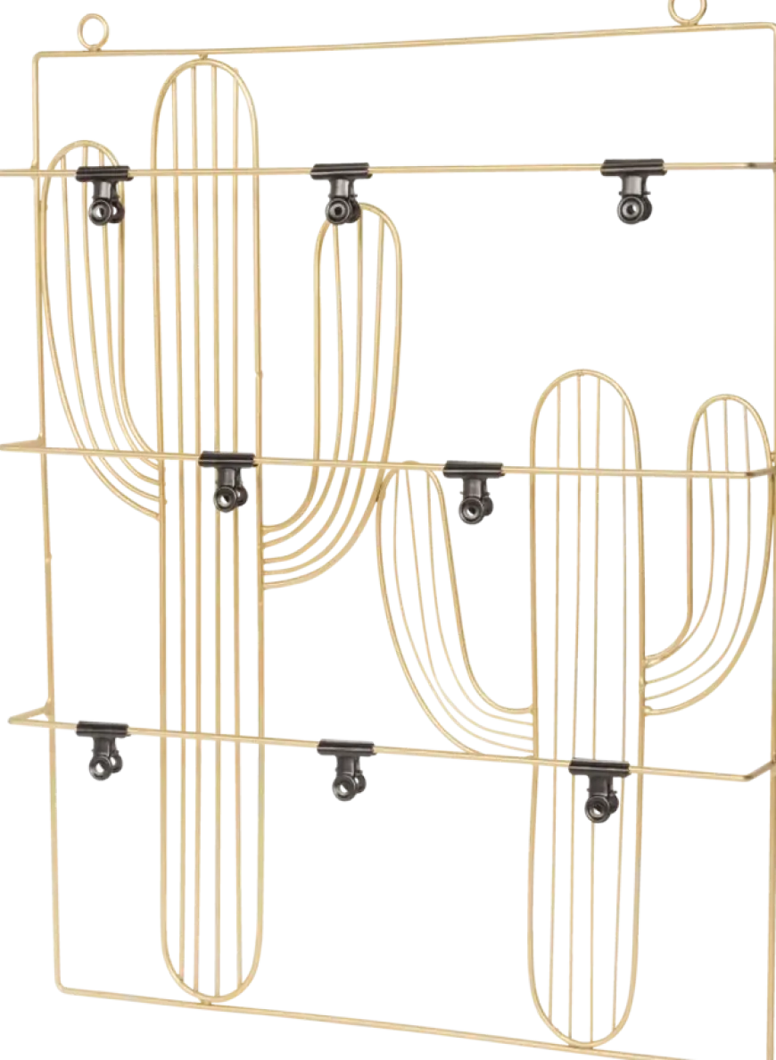 Klembord Cactus goud 40x52 cm (bxh)