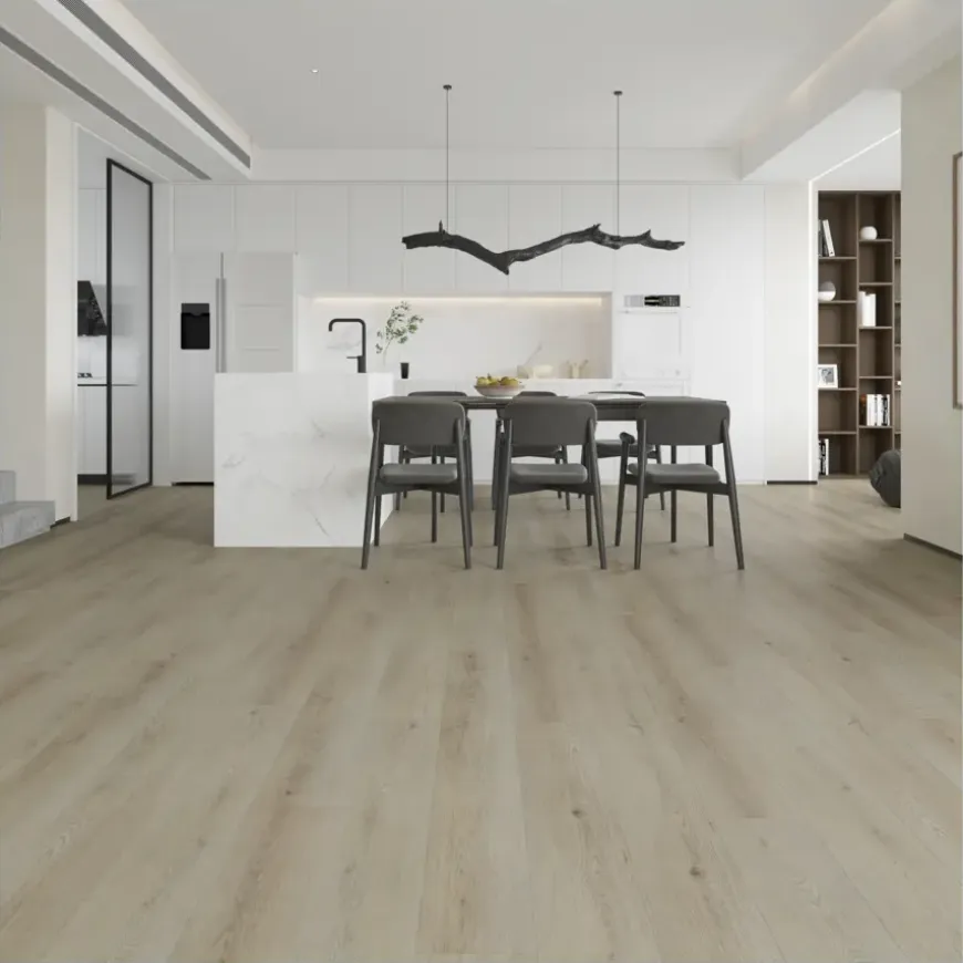 Kleurstaal click PVC Basic licht eiken houtlook