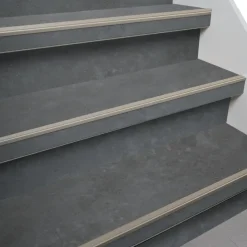 Kleurstaal Firststep Traprenovatie Laminaat Steen Antraciet