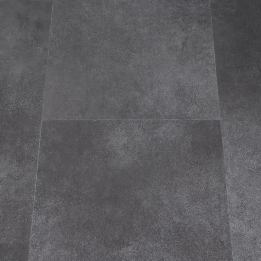 Kleurstaal Karwei click PVC Allora tegel donkergrijs betonlook