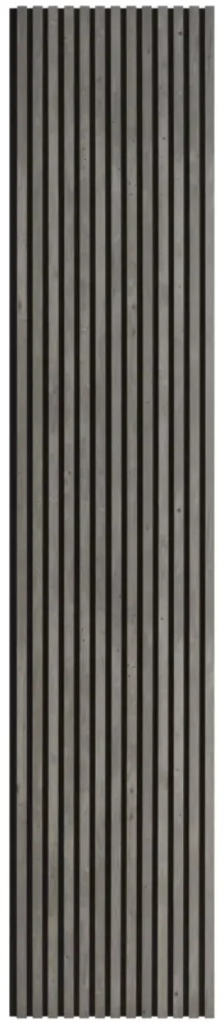 Akoestische Wandpanelen|Kleurstalen > Silentlines Kleurstaal lattenwand beton 20 x 30 cm