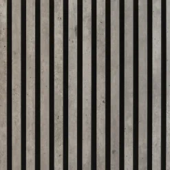 Akoestische Wandpanelen|Kleurstalen > Silentlines Kleurstaal lattenwand beton 20 x 30 cm