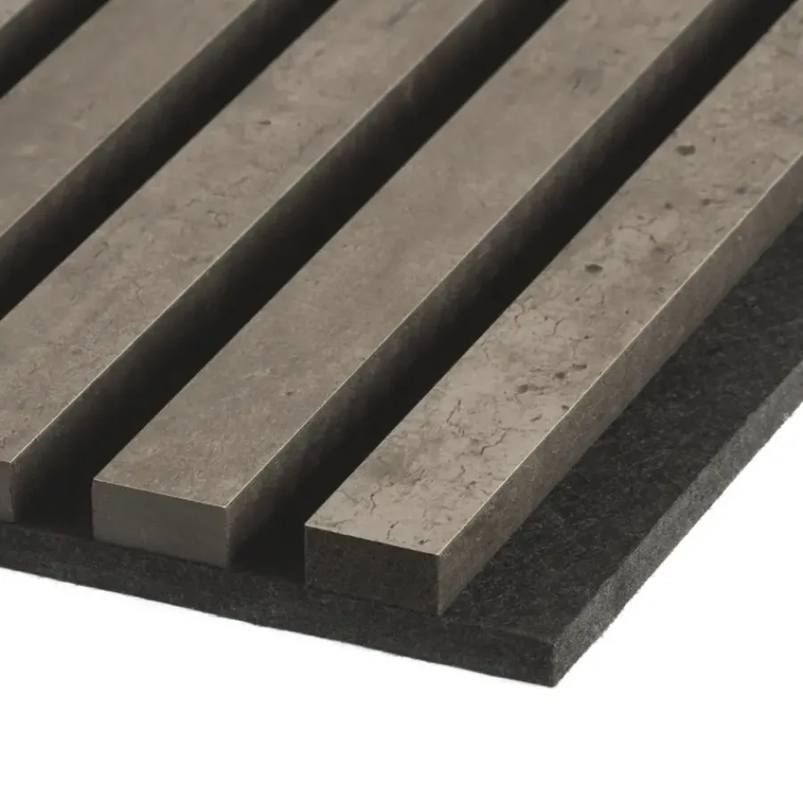 Akoestische Wandpanelen|Kleurstalen > Silentlines Kleurstaal lattenwand beton 20 x 30 cm