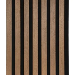 Akoestische Wandpanelen|Kleurstalen > CanDo Kleurstaal lattenwand Decowall Acoustic rustiek eiken 25x30cm