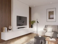 Akoestische Wandpanelen|Kleurstalen > CanDo Kleurstaal lattenwand Decowall Acoustic walnoot 25x30cm