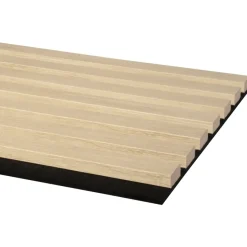 Akoestische Wandpanelen|Kleurstalen > CanDo Kleurstaal lattenwand Decowall Acoustic natuur eiken 25x30cm
