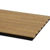 Akoestische Wandpanelen|Kleurstalen > CanDo Kleurstaal lattenwand Decowall Acoustic brons eiken 25x30cm