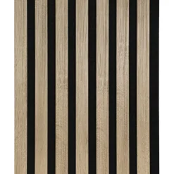 Akoestische Wandpanelen|Kleurstalen > CanDo Kleurstaal lattenwand Decowall Acoustic vergrijsd eiken 25x30cm