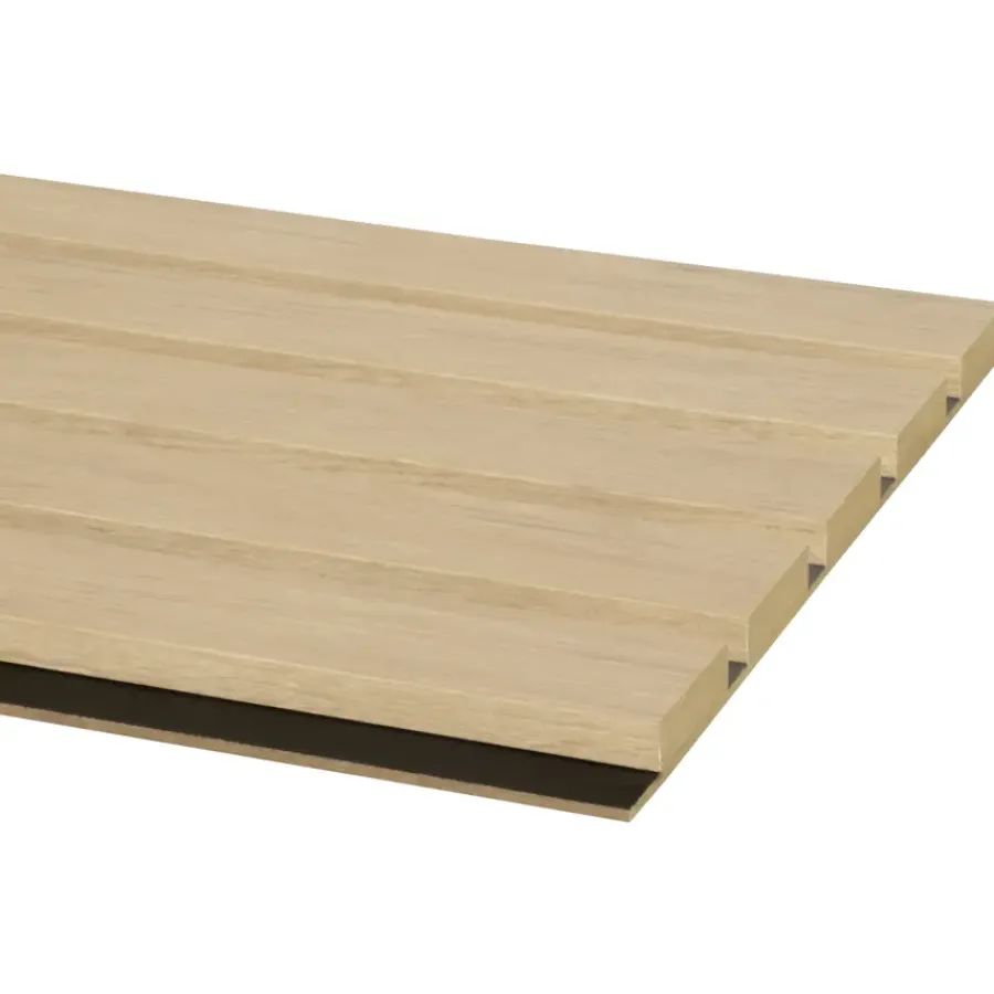 Kleurstalen|Wandpanelen > CanDo Kleurstaal lattenwand Decowall Essential naturel eiken 25x30cm