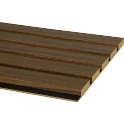 Kleurstalen|Wandpanelen > CanDo Kleurstaal lattenwand Decowall Essential walnoot 25x30cm