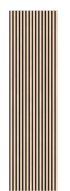 Akoestische Wandpanelen|Kleurstalen > Silentlines Kleurstaal lattenwand essen 20x30 cm