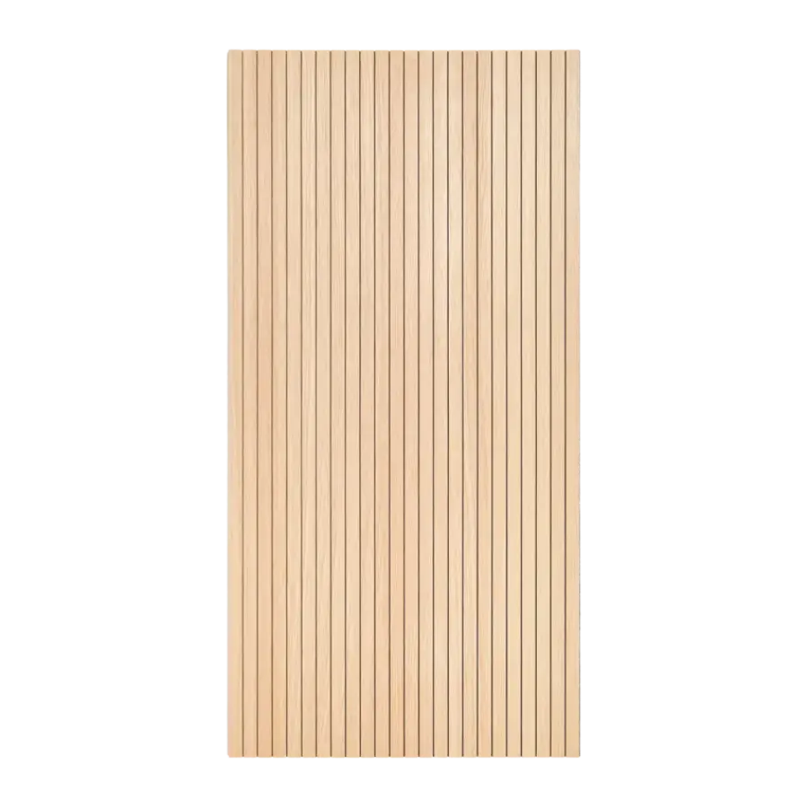 Akoestische Wandpanelen|Kleurstalen > Silentlines Kleurstaal lattenwand flexibel licht eiken 20x30 cm