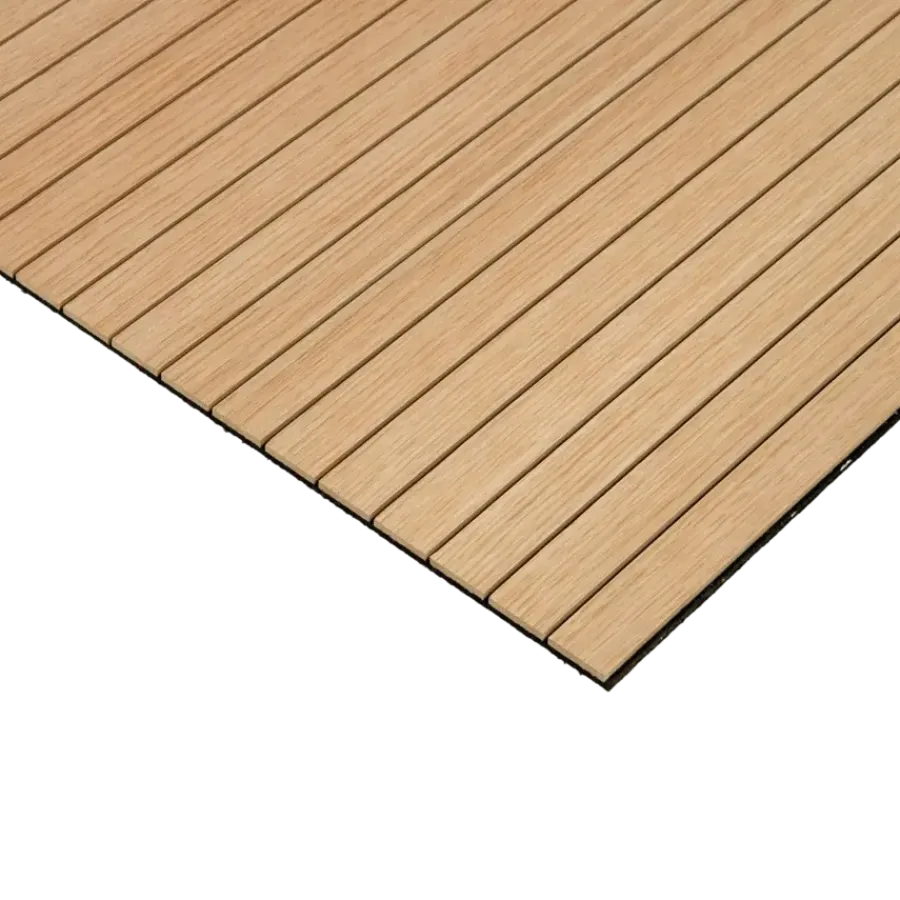 Akoestische Wandpanelen|Kleurstalen > Silentlines Kleurstaal lattenwand flexibel licht eiken 20x30 cm