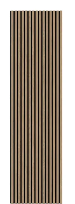 Akoestische Wandpanelen|Kleurstalen > Silentlines Kleurstaal lattenwand geolied eiken 20x30 cm