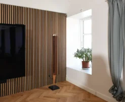 Akoestische Wandpanelen|Kleurstalen > Silentlines Kleurstaal lattenwand geolied eiken 20x30 cm