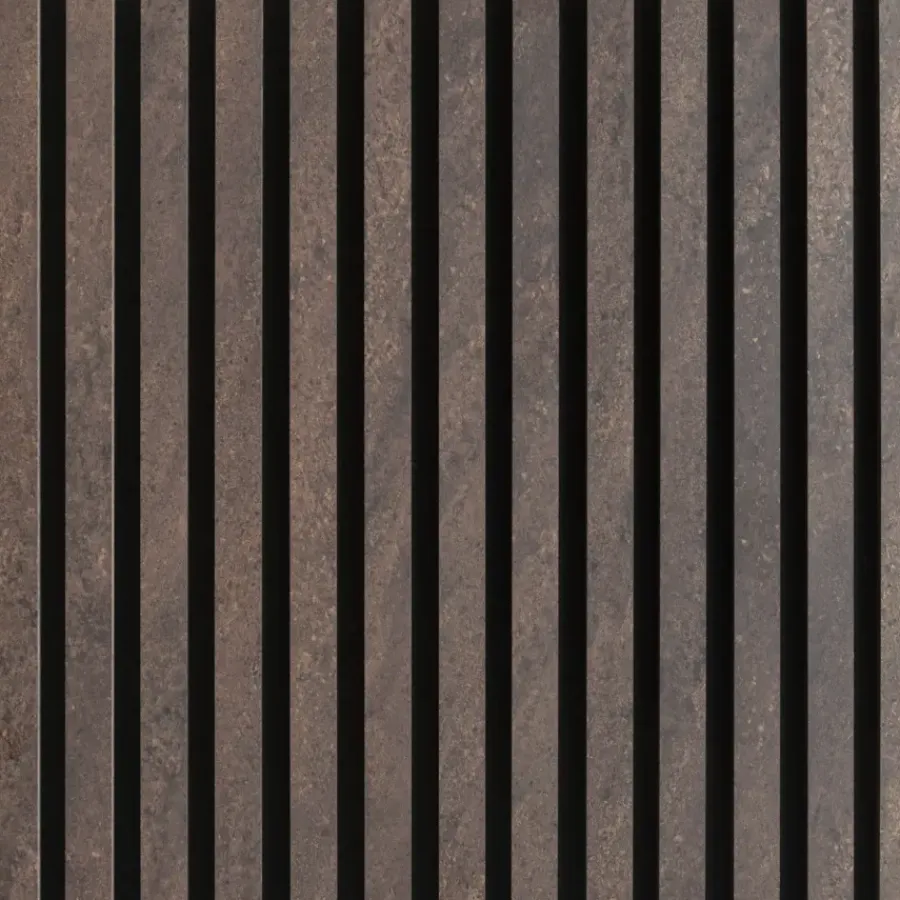 Akoestische Wandpanelen|Kleurstalen > Silentlines Kleurstaal lattenwand koper 20x30 cm
