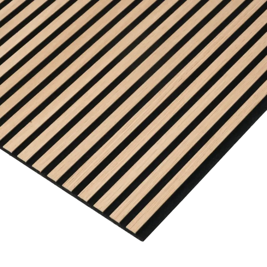 Akoestische Wandpanelen|Kleurstalen > Geen Kleurstaal lattenwand Melbourne licht eiken 20x30cm