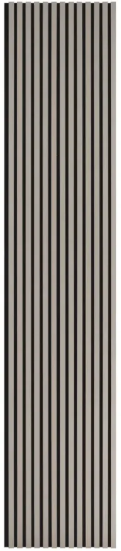 Akoestische Wandpanelen|Kleurstalen > Silentlines Kleurstaal lattenwand taupe 20 x 30 cm