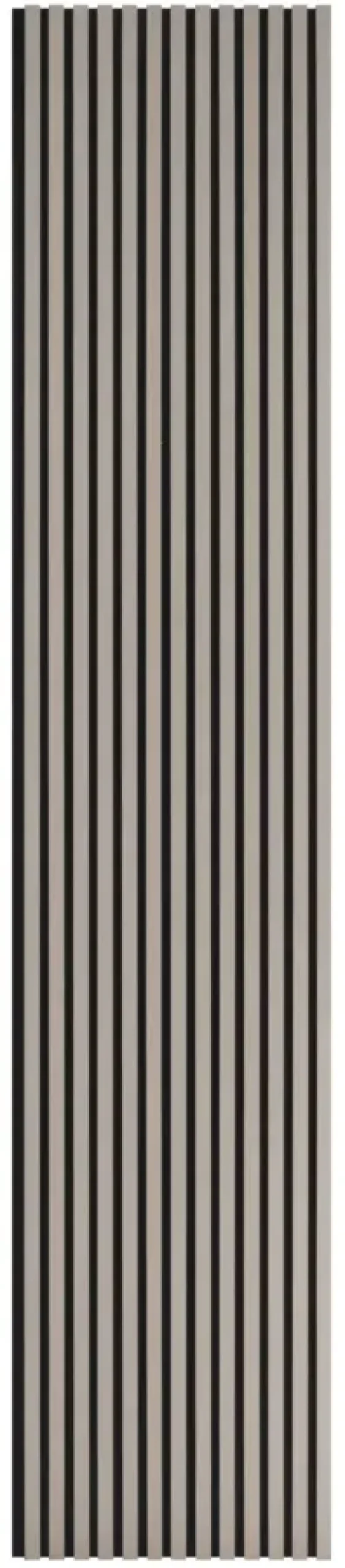 Akoestische Wandpanelen|Kleurstalen > Silentlines Kleurstaal lattenwand taupe 20 x 30 cm