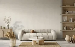 Akoestische Wandpanelen|Kleurstalen > Silentlines Kleurstaal lattenwand vilt beige 20x30 cm