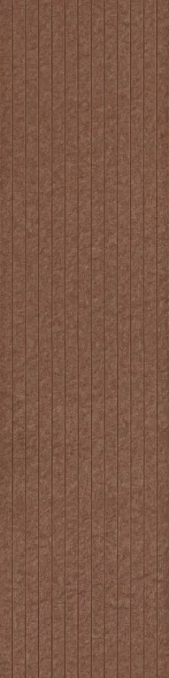 Akoestische Wandpanelen|Kleurstalen > Silentlines Kleurstaal lattenwand vilt terra 20x30 cm