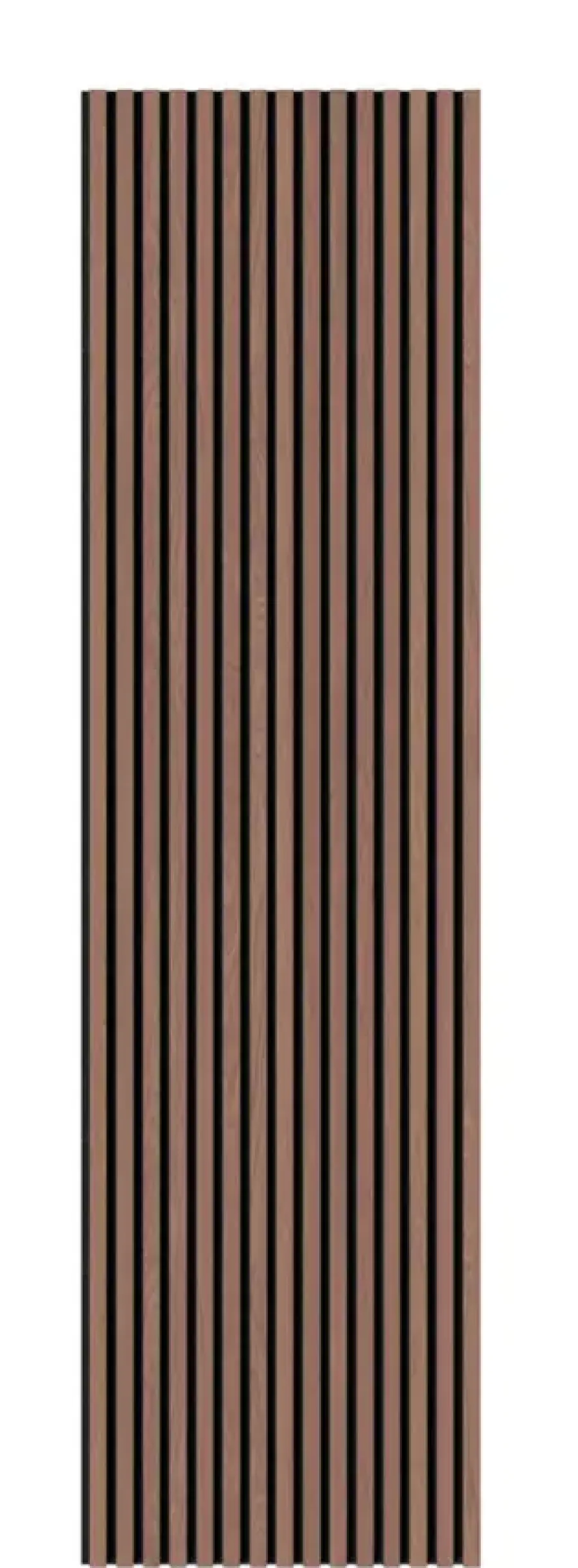 Akoestische Wandpanelen|Kleurstalen > Silentlines Kleurstaal lattenwand walnoot 20 x 30 cm