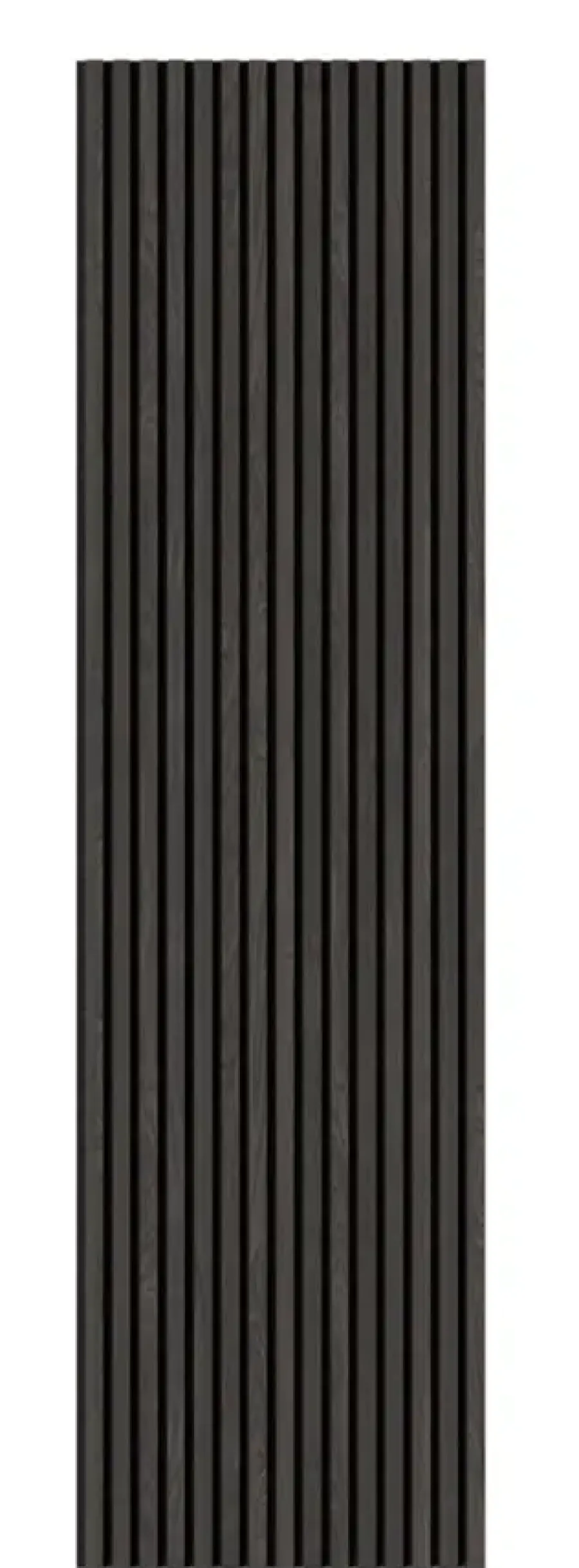 Akoestische Wandpanelen|Kleurstalen > Silentlines Kleurstaal lattenwand zwart eiken 20x30 cm