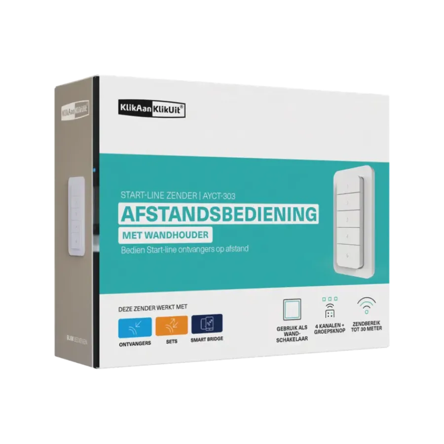 Draadloze Schakelaars > KlikAanKlikUit Afstandsbediening AYCT-303