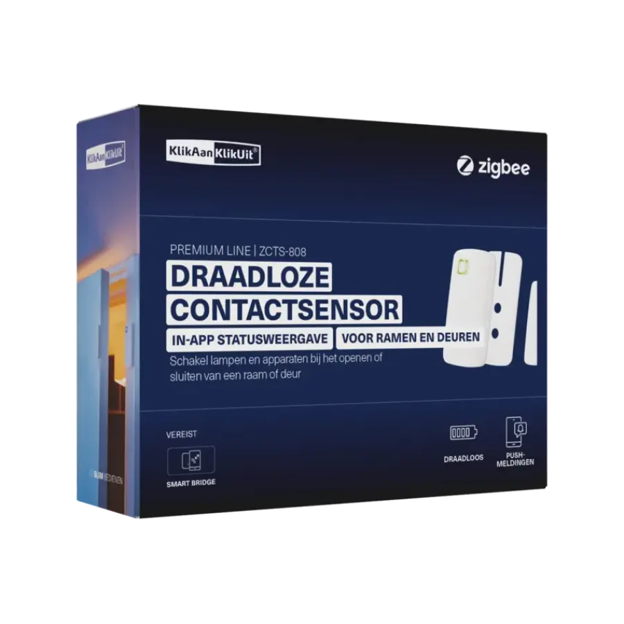 Elektronische Beveiliging|Sensoren > KlikAanKlikUit Klik Aan Klik Uit - Draadloze Contactsensor