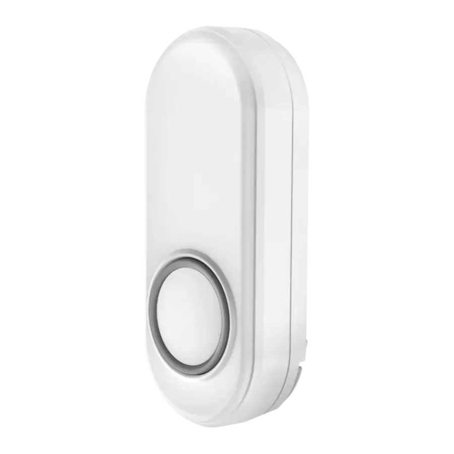 Intercoms & Deurbellen|Elektronische Beveiliging > KlikAanKlikUit Draadloze drukknop ACDB-8000A W