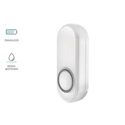 Intercoms & Deurbellen|Elektronische Beveiliging > KlikAanKlikUit Draadloze drukknop ACDB-8000A W