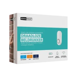 Intercoms & Deurbellen|Elektronische Beveiliging > KlikAanKlikUit Draadloze drukknop ACDB-8000A W
