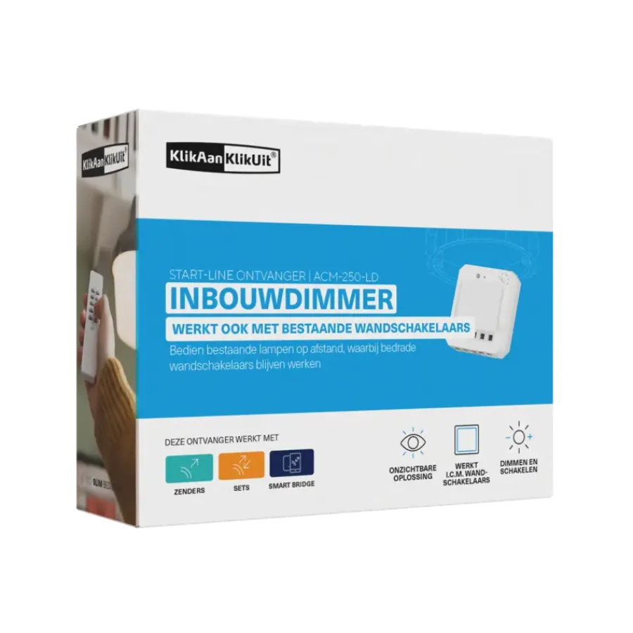 Dimmers|Inbouw Schakelmateriaal > KlikAanKlikUit led inbouwdimmer acm-250
