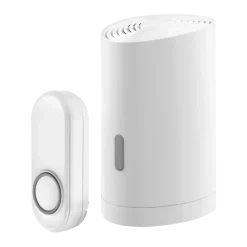 Intercoms & Deurbellen|Elektronische Beveiliging > KlikAanKlikUit Mobiele draadloze deurbelset ACDB-9000AC