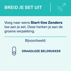 Intercoms & Deurbellen|Elektronische Beveiliging > KlikAanKlikUit Mobiele draadloze deurbelset ACDB-9000AC