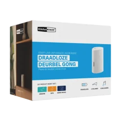 Intercoms & Deurbellen|Elektronische Beveiliging > KlikAanKlikUit Mobiele draadloze deurbel ACDB-9000C