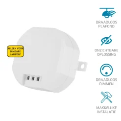 Dimmers|Inbouw Schakelmateriaal > KlikAanKlikUit Multi Inbouwdimmer ACM-100